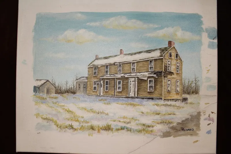 Yellow Farm, oil