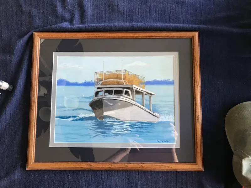 Bay Workboat, soft pastel