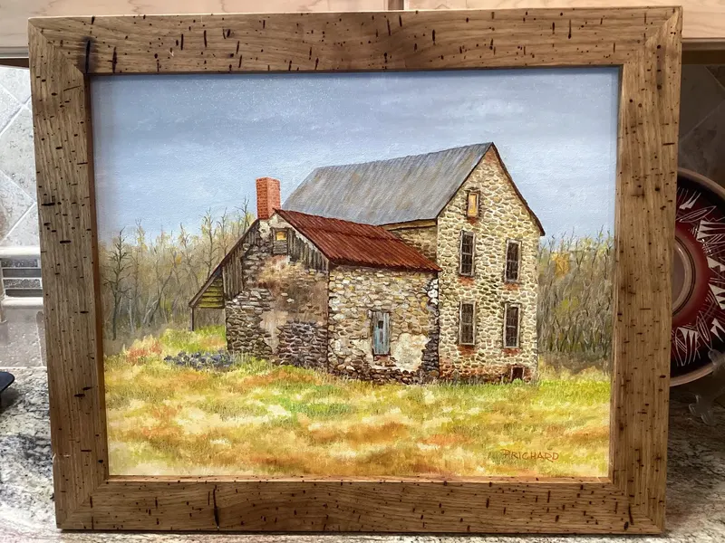 Old Stone Farmhouse, oil